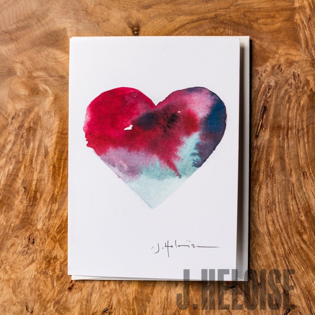 Greeting Card - Heart - J.Heloise